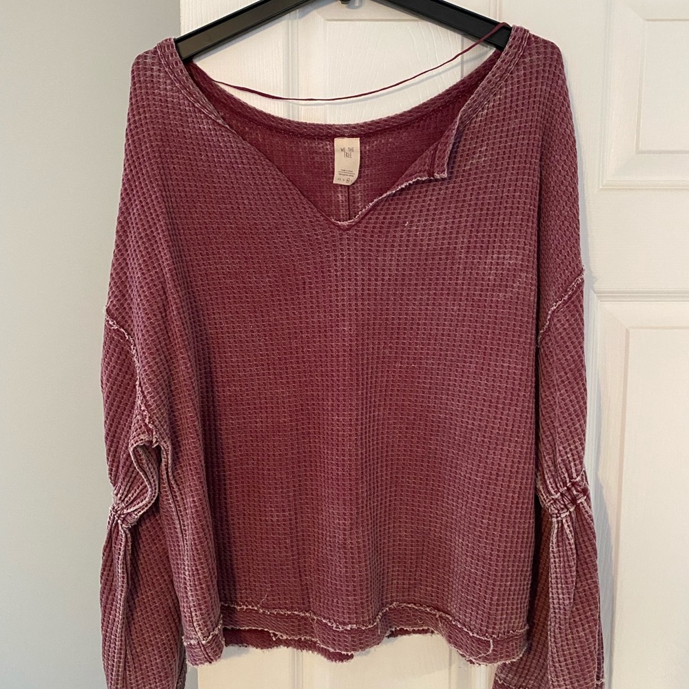 Long sleeve oversized shirt